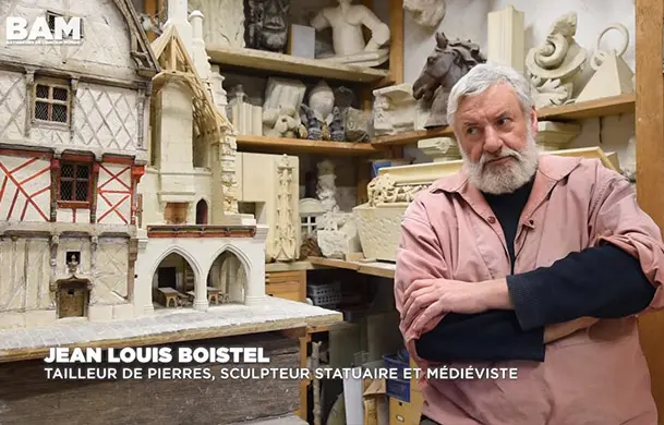Jean-Louis Boistel  sculpteur compagnon article par Tony Mayer